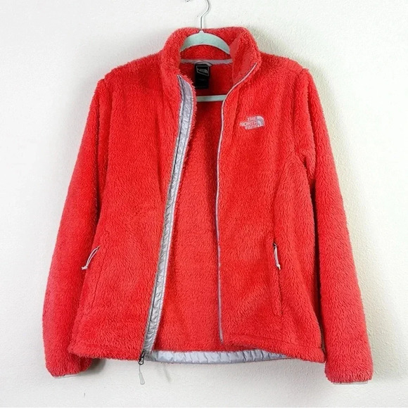 The North Face Fleece Jacket Sweater in Bright Orange size M - Picture 3 of 12